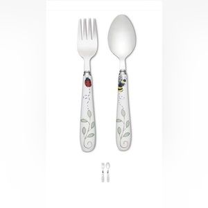 Lenox Butterfly Meadow 2 Piece Baby Feeding Flatware Set